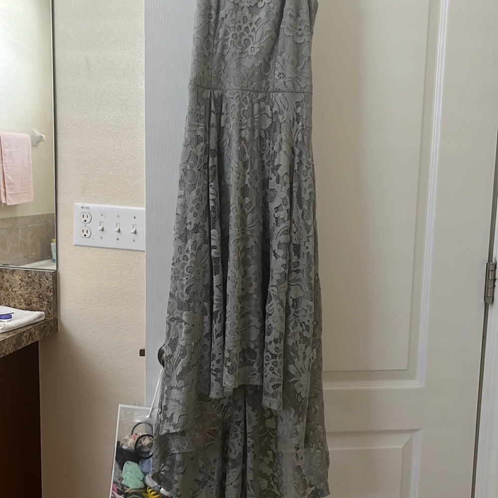 Grey formal dress